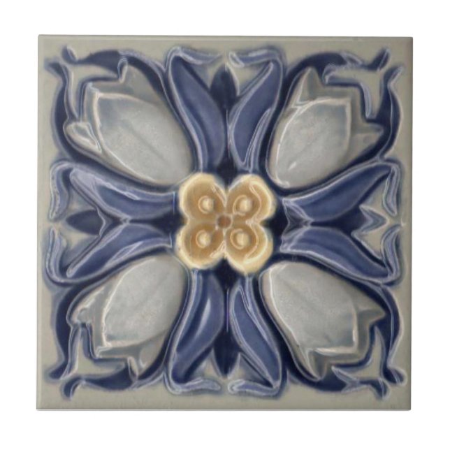 V0039 Victorian Antique Reproduction Ceramic Tile (Front)