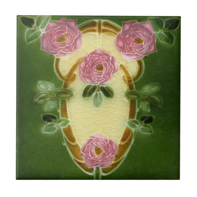 V0048 Victorian Antique Reproduction Ceramic Tile (Front)