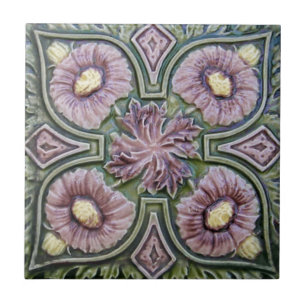 V0059 Victorian Antique Reproduction Ceramic Tile