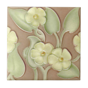 V0062 Victorian Antique Reproduction Ceramic Tile