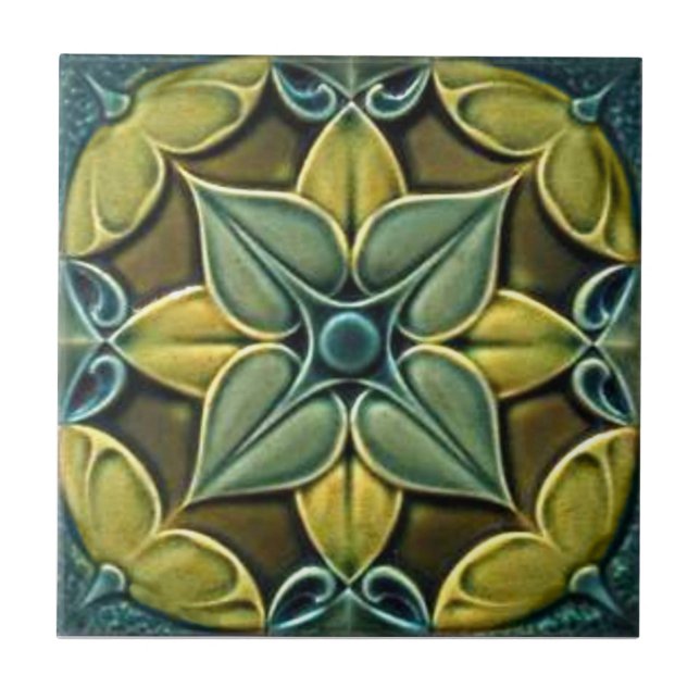 V0067 Victorian Antique Reproduction Ceramic Tile (Front)