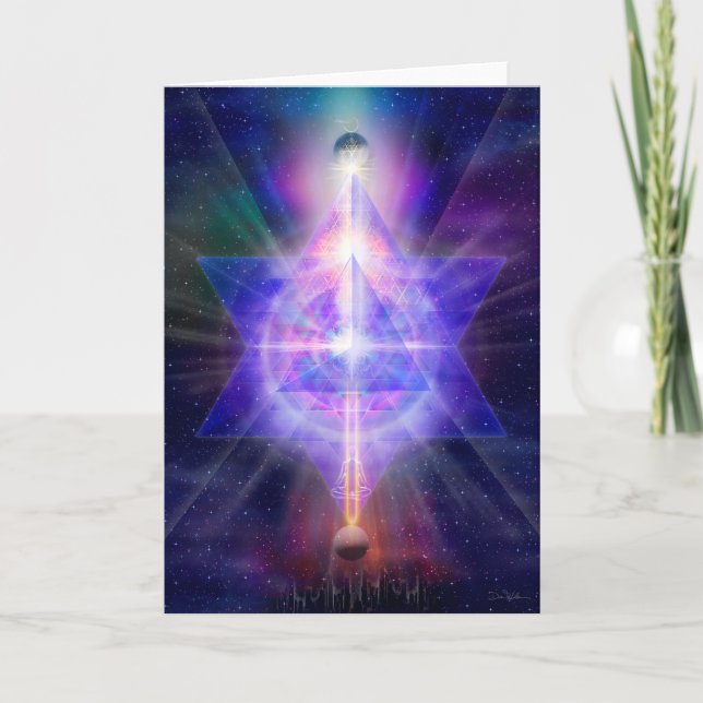 V055 "Merkaba Space" Card (Front)