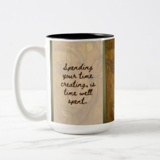 V1 BuddhaToday #5 Zen Mug - Buddha Rose & Quote 