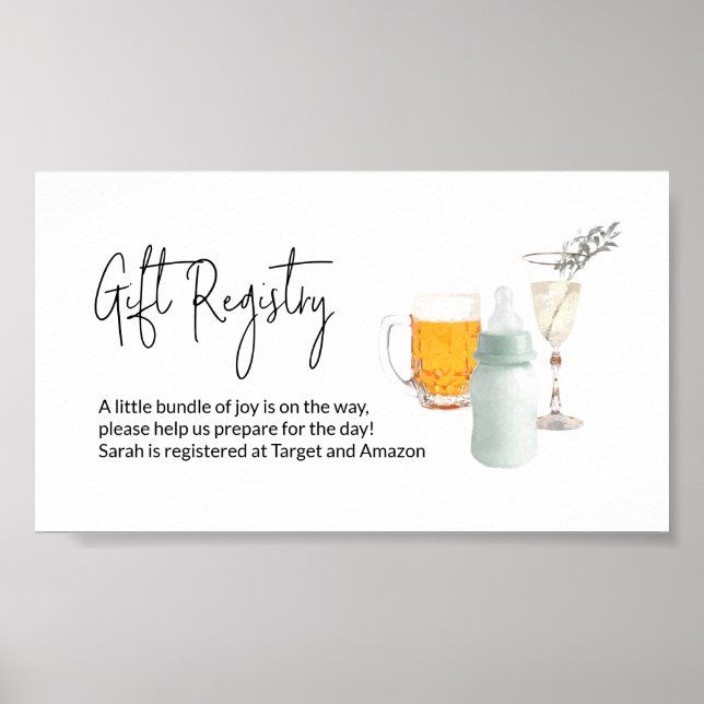 V1 Gift Registry Insert_Custom Digital Download Poster (Front)
