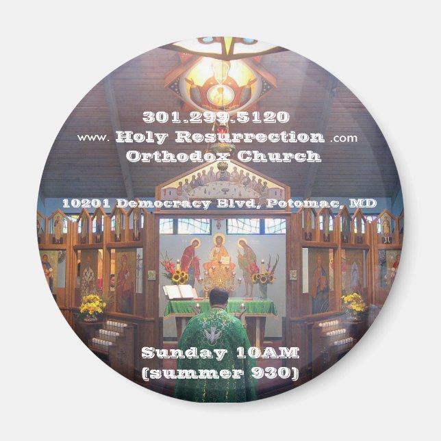 V5.3_IMG_7602, Holy Resurrection O... - Customized Magnet (Front)