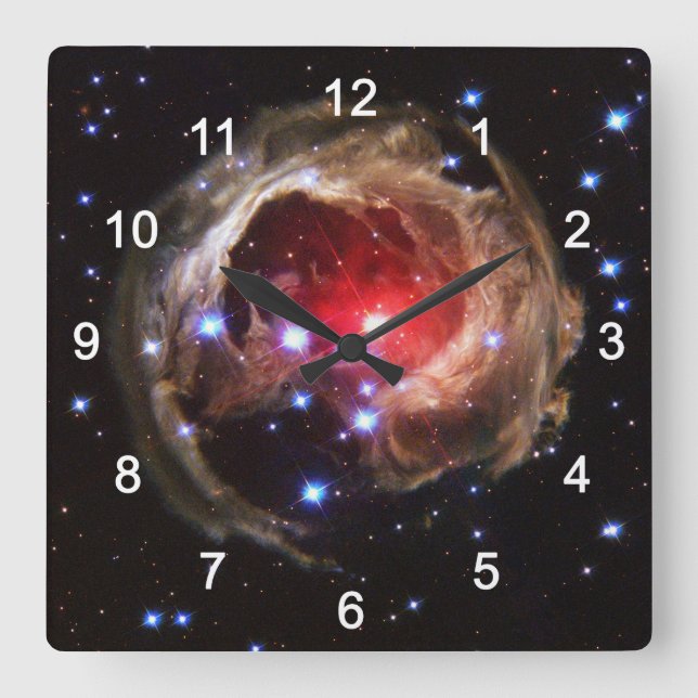 V838の壁掛け時計,No.01 Square Wall Clock (Front)