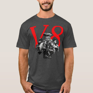 V8 Engine Muscle Big Block T-Shirt