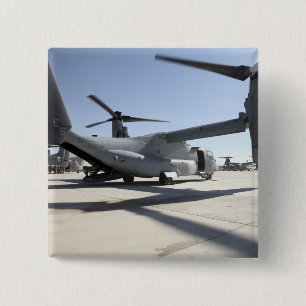 V-22 Osprey tiltrotor aircraft 2 Inch Square Button