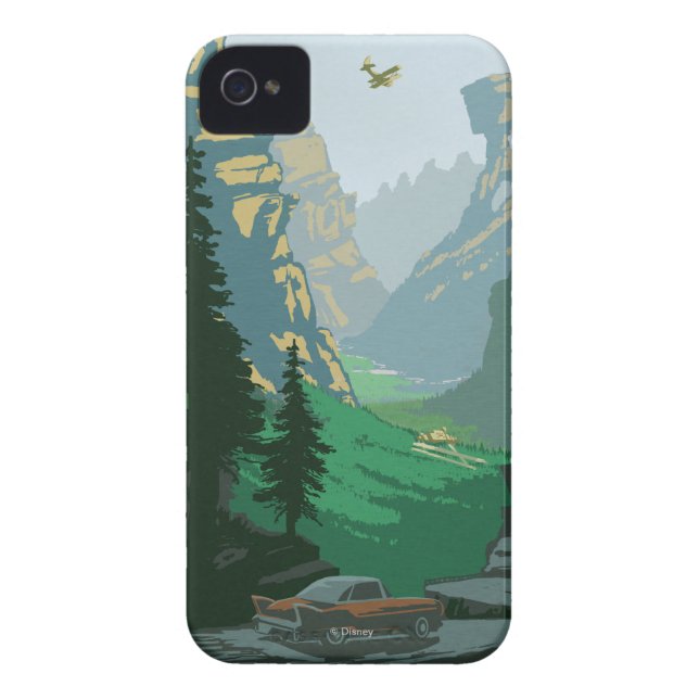 V-6 Valley Illustration Case-Mate iPhone Case (Back)