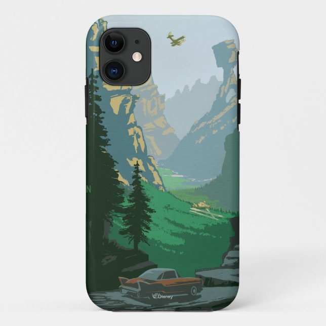V-6 Valley Illustration Case-Mate iPhone Case (Back)