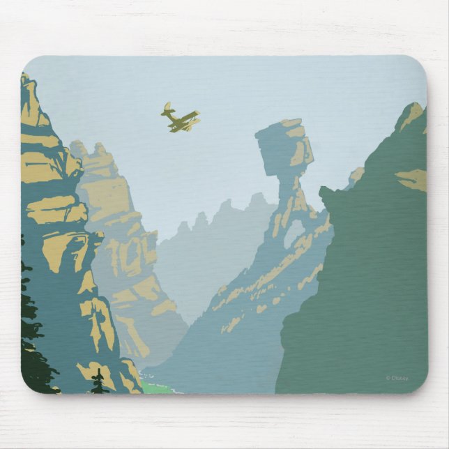 V-6 Valley Illustration Mouse Pad (Front)