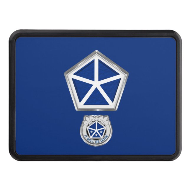 V Armoured Corps Customized Patch  Trailer Hitch Cover (Front)