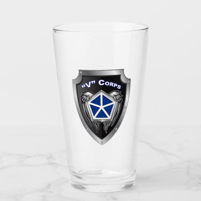 V Armoured Corps Shield Glass (Front)