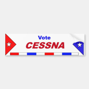 V Cessna Bumper Sticker