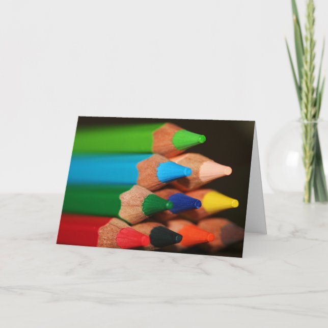 V Color Lapices Card (Front)