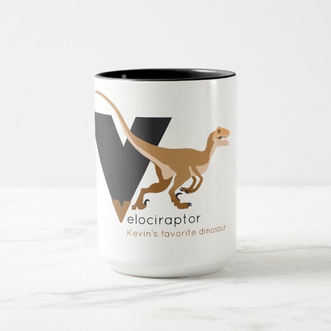 V comme Velociraptor Mug (Centre)
