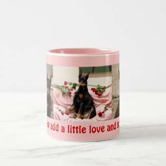 V-day 2009 012, Charlie.Roses.face.jpeg, Zelda ... Two-Tone Coffee Mug