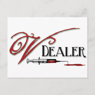 V Dealer - Vampire Blood Postcard
