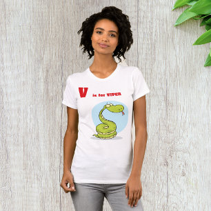 V est pour Viper Womens T-shirt