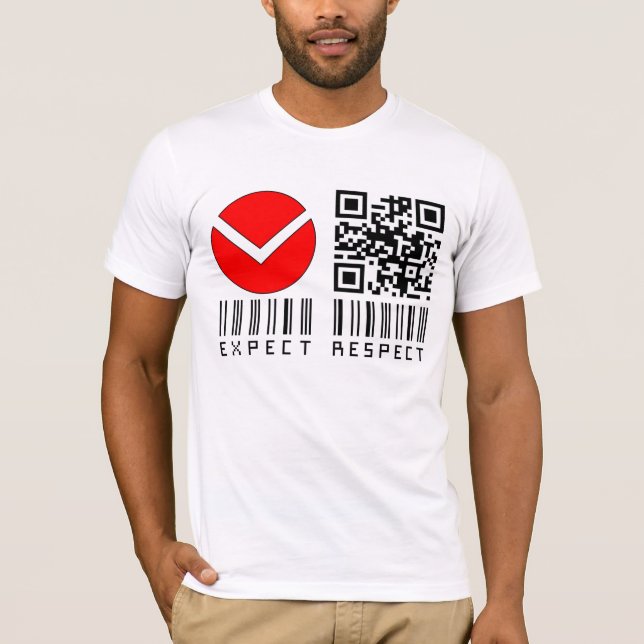 V Expect Respect T-Shirt (Front)