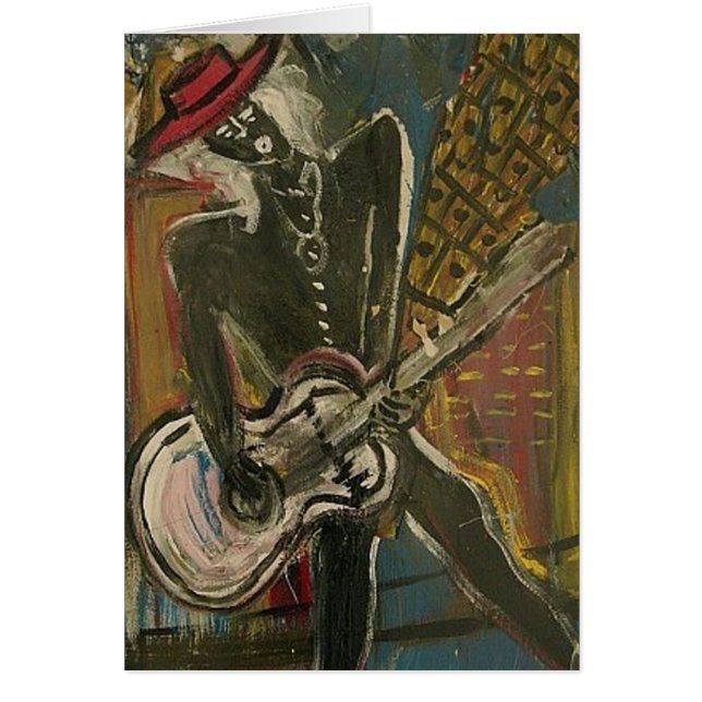 V guitariste Abstrait (Devant)