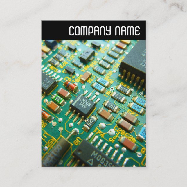 V Header - Circuitry Business Card (Front)