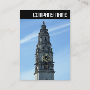 V Header - City Hall Clock, Cardiff Business Card
