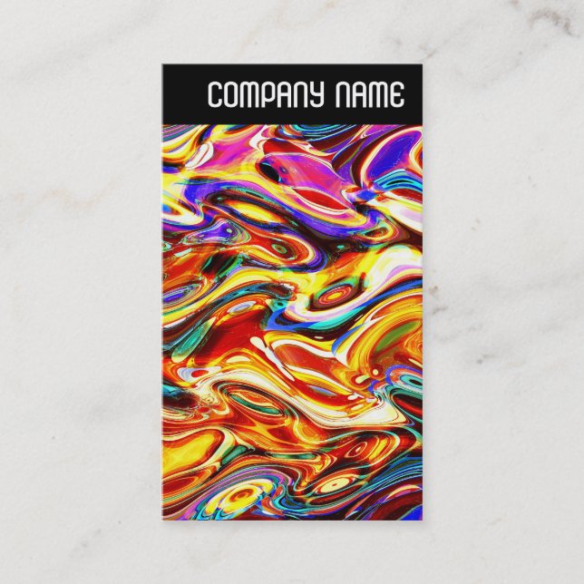 V Header - Colour Mix 01 Business Card (Front)