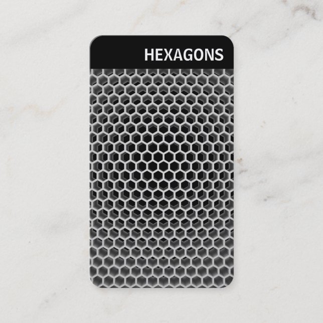 V Header - Honeycomb Business Card (Front)