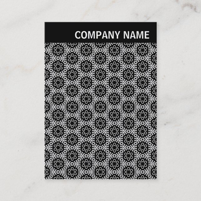 V Header - Image - Geometric Abstract Business Card (Front)