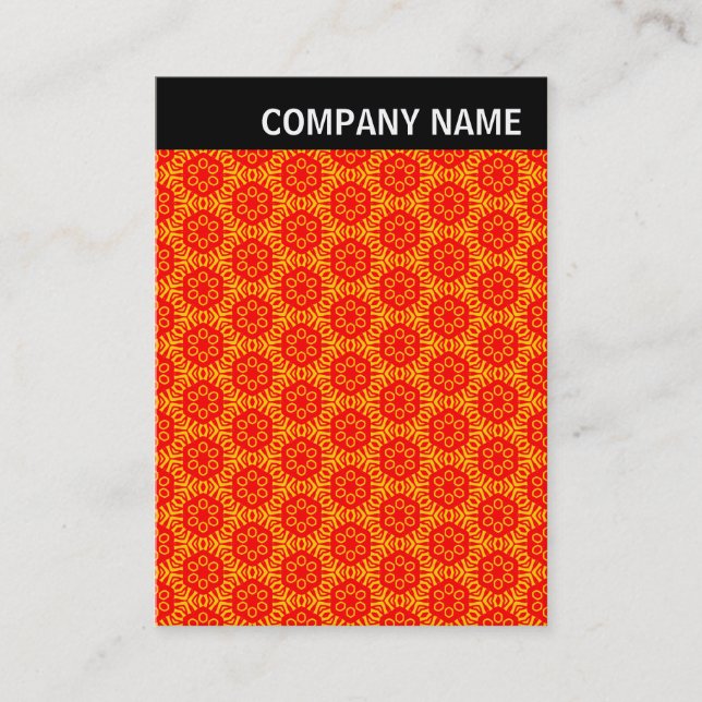 V Header - Image - Geometric Pattern Business Card (Front)