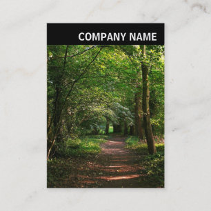 V Header - Image - Path in the Woods Business Card