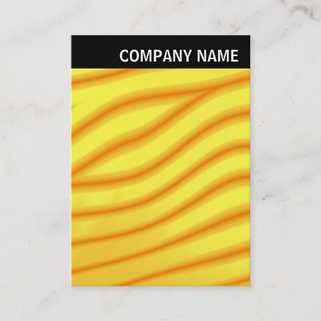 V Header - Image - Yellow Waves Business Card (Front)
