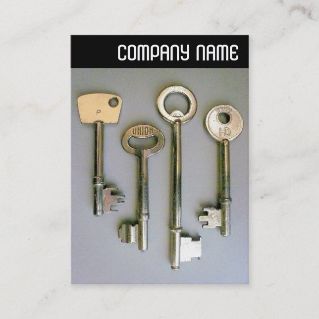 V Header - Keys Business Card (Front)