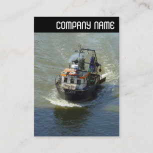 V Header - Little Fishing Trawler Business Card