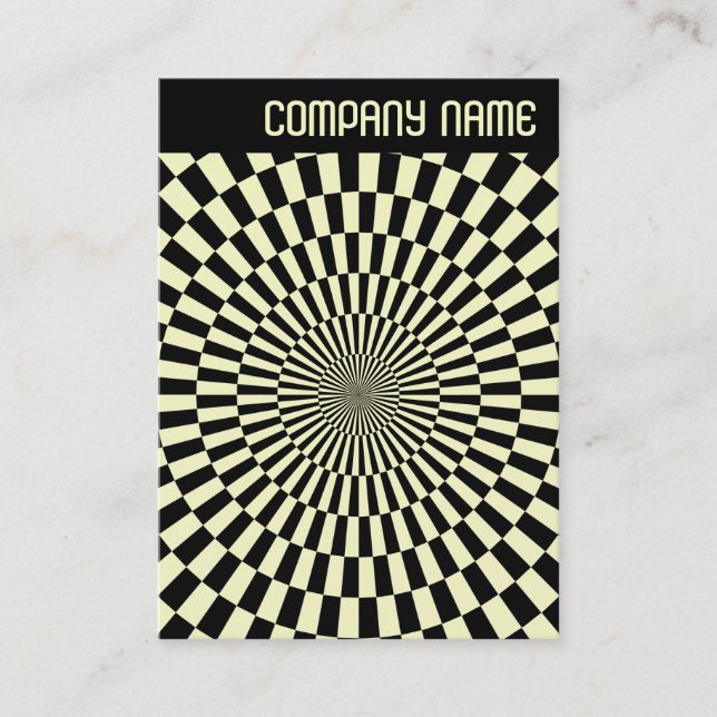V Header - Photo - Op Art 07 Business Card (Front)