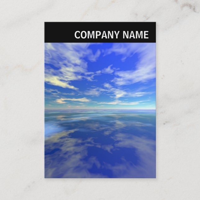 V Header - Photo - Sea and Sky Business Card (Front)