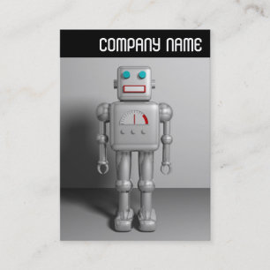 V Header - Robot Business Card