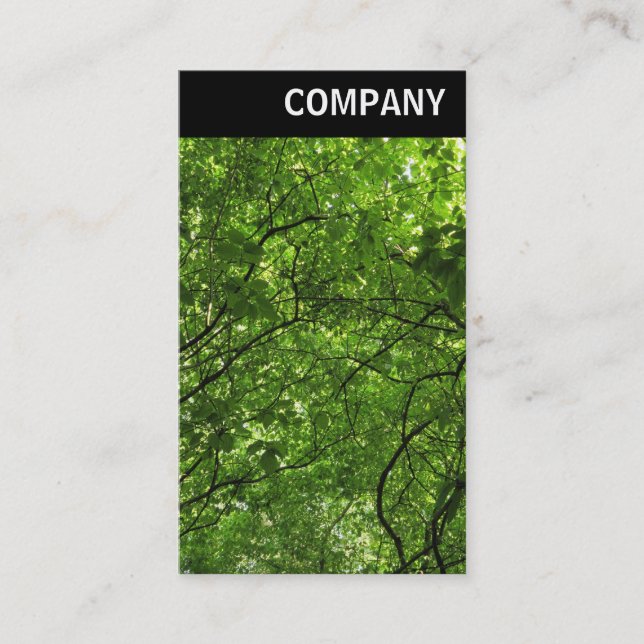 V Header - Woodland Canopy Business Card (Front)