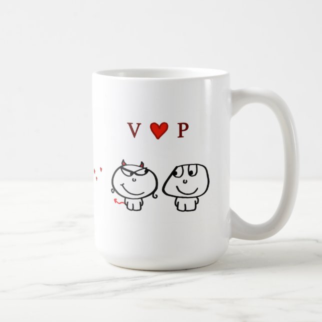 "V heart P" Coffee Mug (Right)
