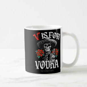 V is for not today cupid coffee mug