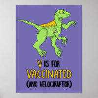 V is for Vaccinated and Velociraptor