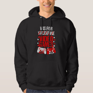 V Is For Valentine Video Games Hoodie