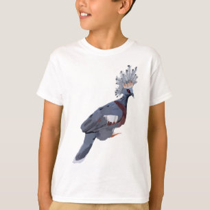 V is for Victoria Crowned Pigeon T-Shirt