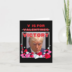 V Is For Victory Funny Trump Valentines Day 2025 L Card