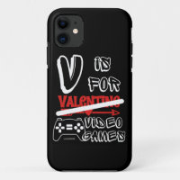 V IS FOR VIDEO GAMES funny valentines's day