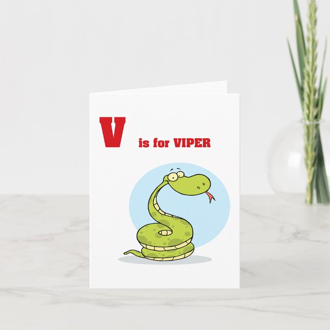 V is for Viper Note Cards (Creator Uploaded)