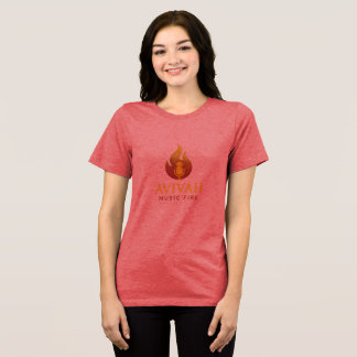 V-necked beach with T-Shir jumper point Tri-Blend Shirt