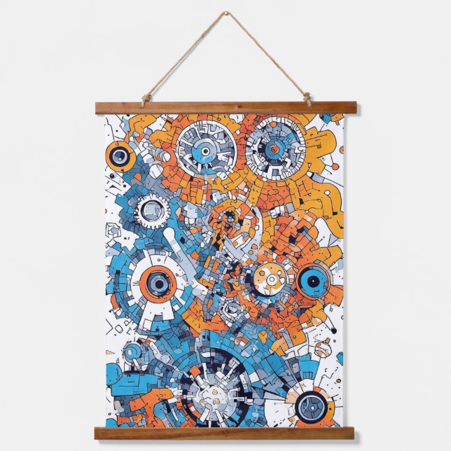 V-Pulse 2 Hanging Tapestry (Front)