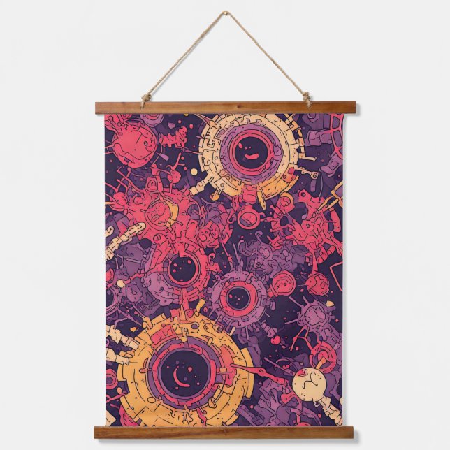 V-Pulse 6 Hanging Tapestry (Front)